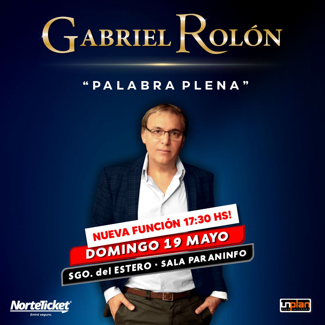 GABRIEL ROLON EN SANTIAGO