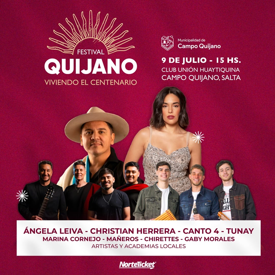 FESTIVAL QUIJANO VIVIENDO EL CENTENARIO