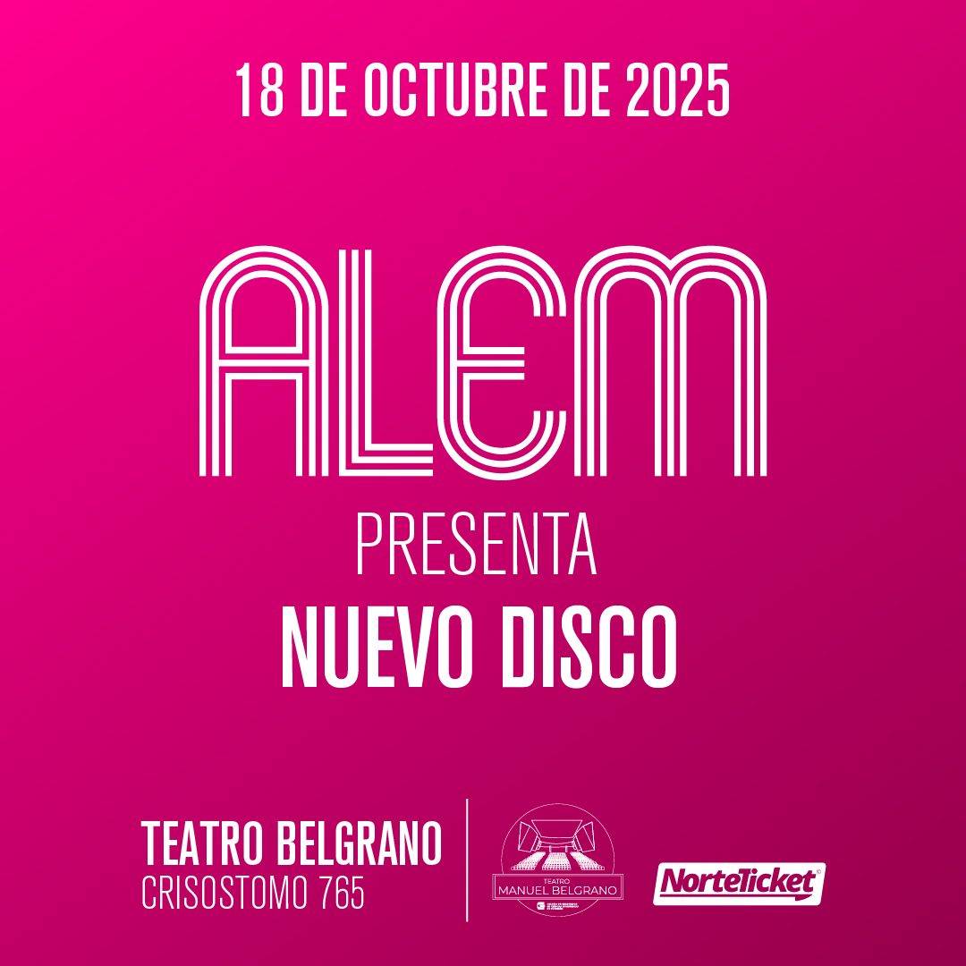 ALEM PRESENTA NUEVO DISCO