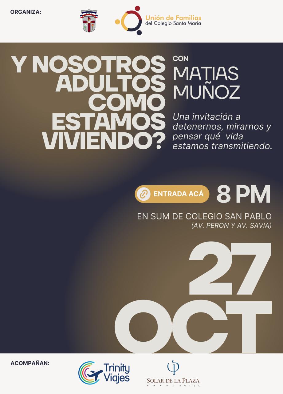 3RA CHARLA MATIAS MUÑOZ EN SALTA