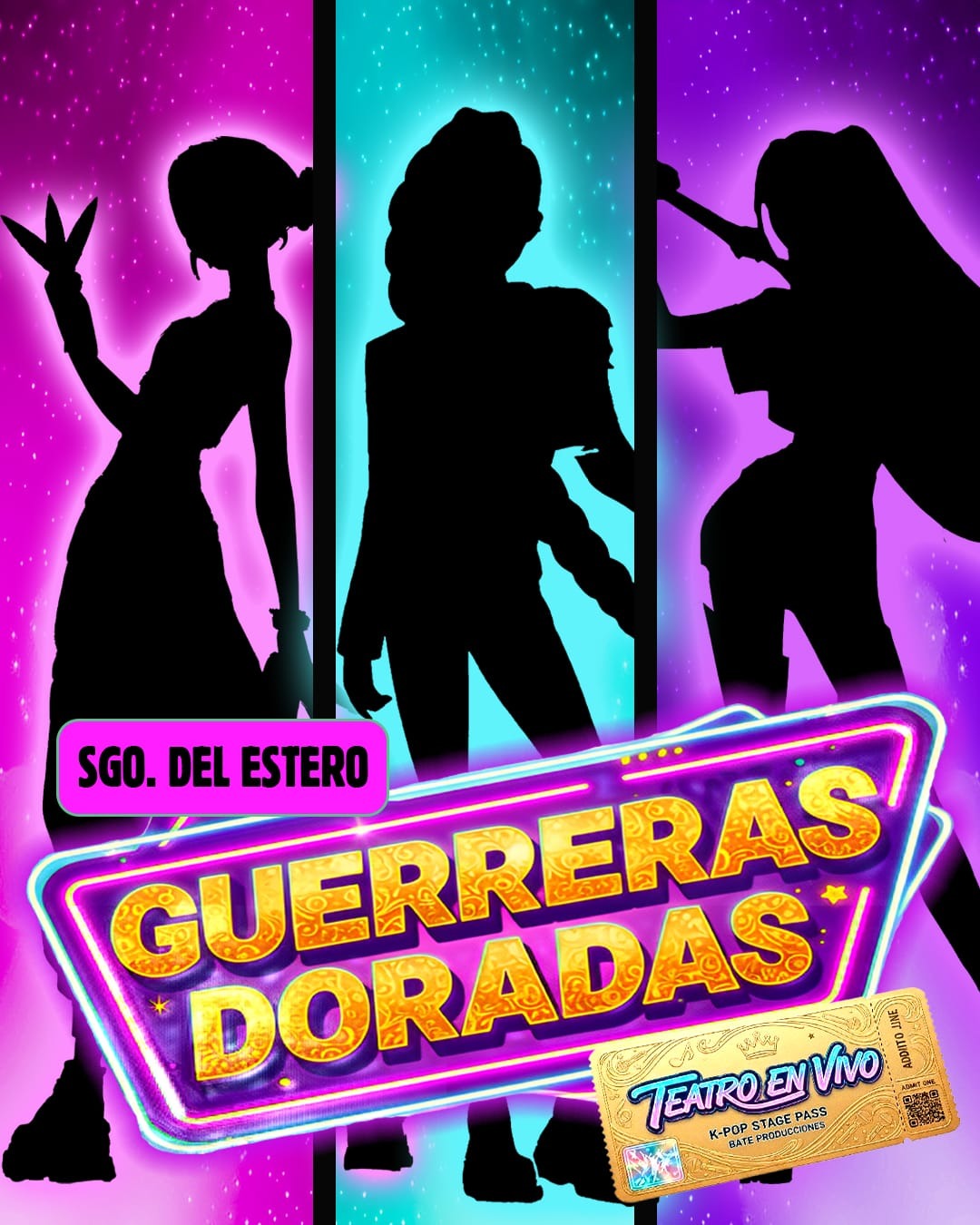 GUERRERAS DORADAS EN SANTIAGO