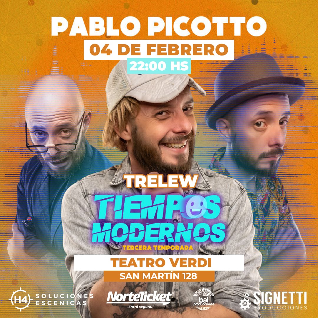 PABLO PICOTTO EN TRELEW 2026