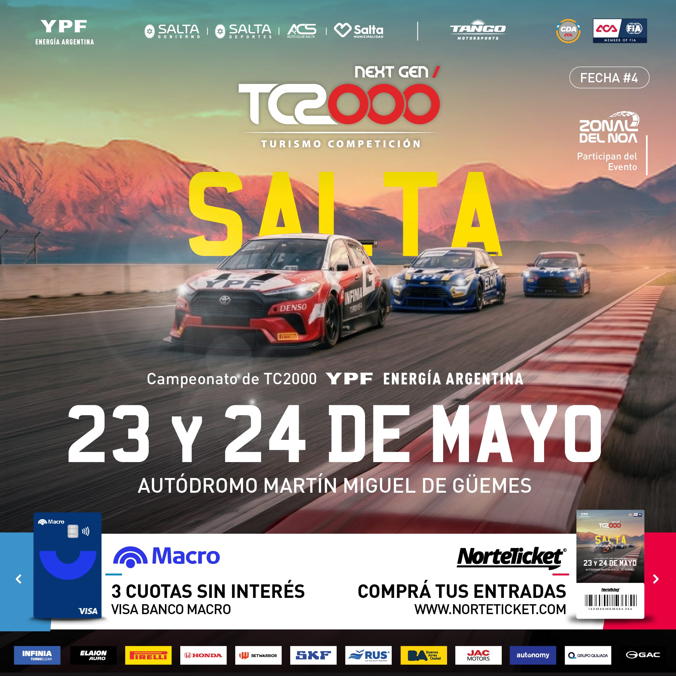 TC 2000 EN SALTA 2026